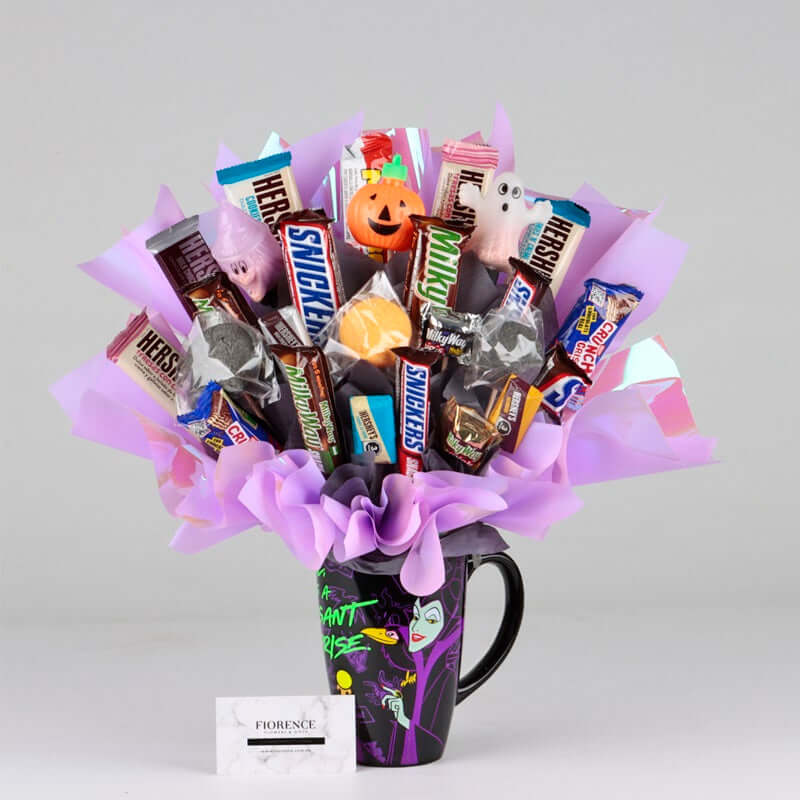 Malefica, disney, taza, chocolates, envíos a domicilio,fiorence, regalos. 