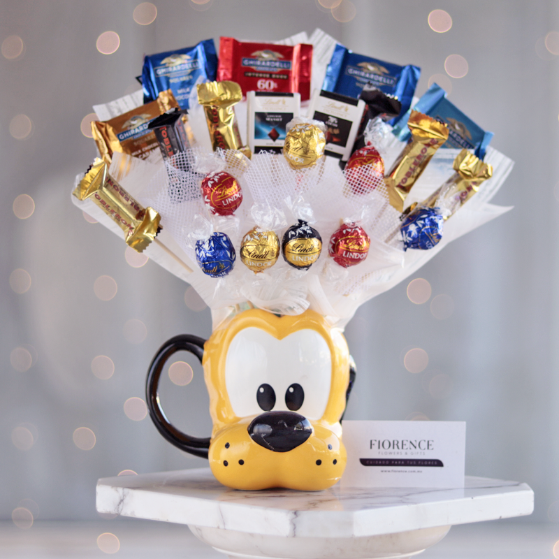 Candy Bouquet in Disney Characters Ceramic Mugs