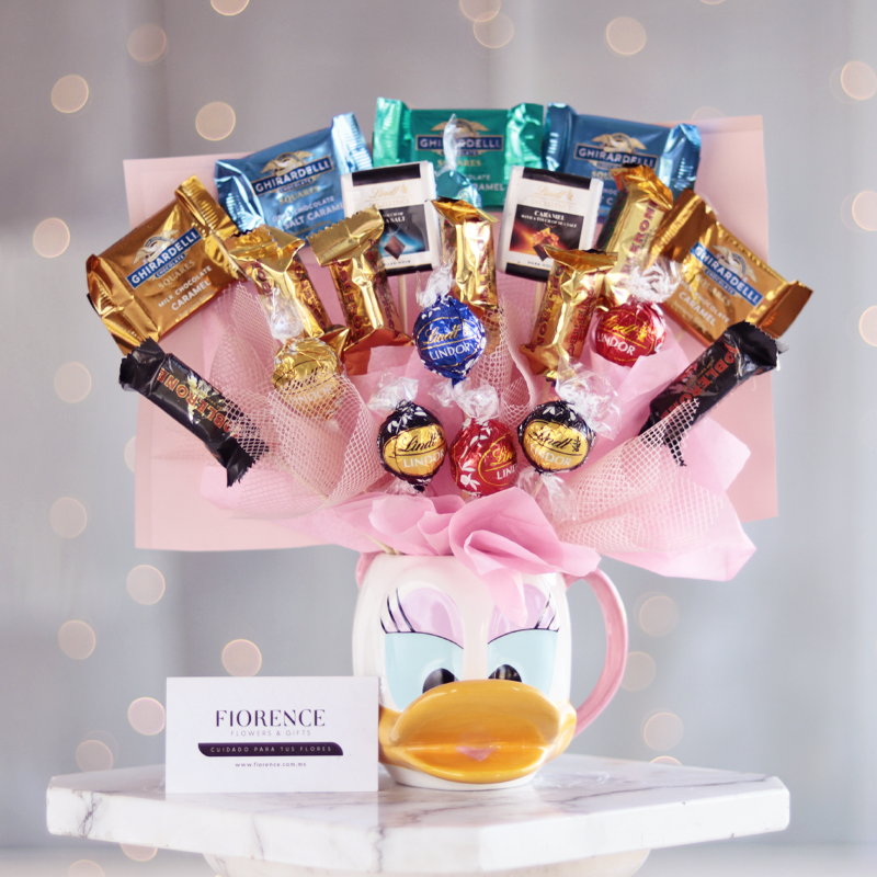 Candy Bouquet in Disney Characters Ceramic Mugs