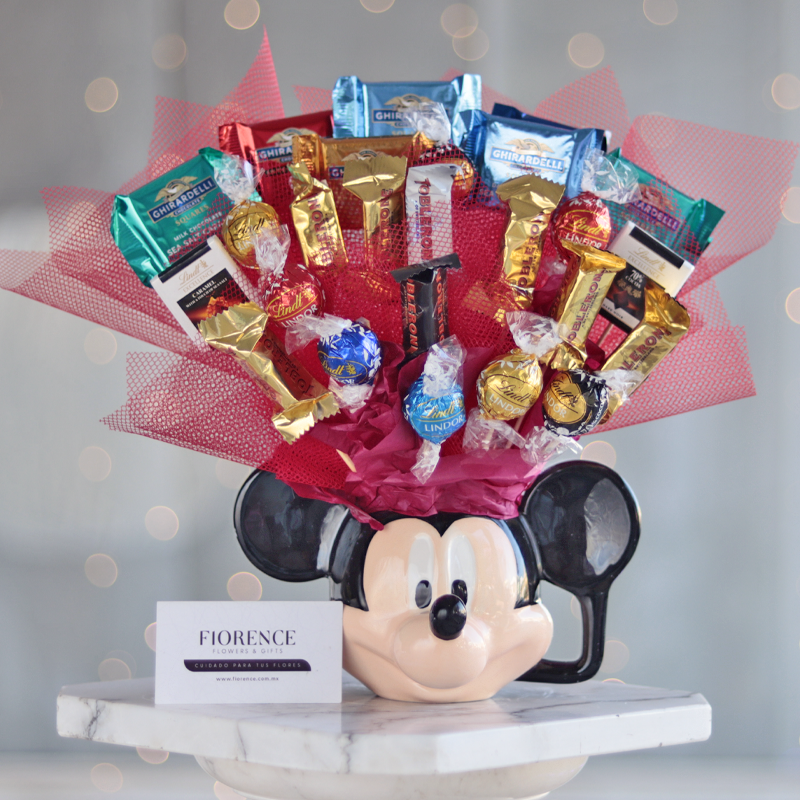 Candy Bouquet in Disney Characters Ceramic Mugs