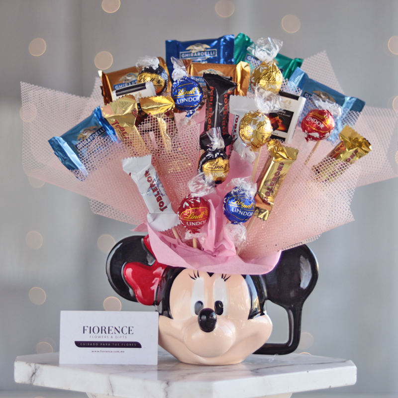 Candy Bouquet in Disney Characters Ceramic Mugs